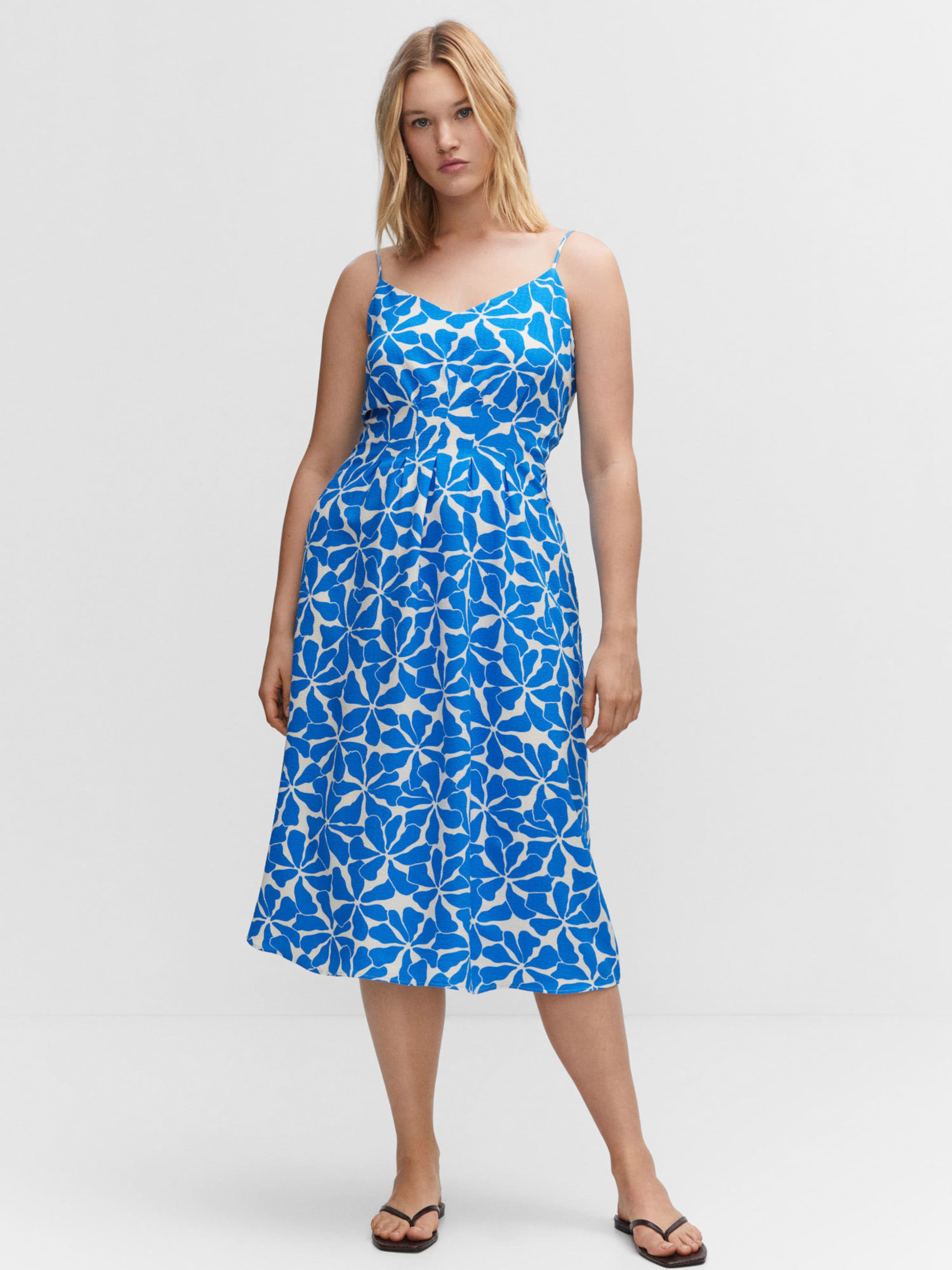Robe bleu roi mango hotsell