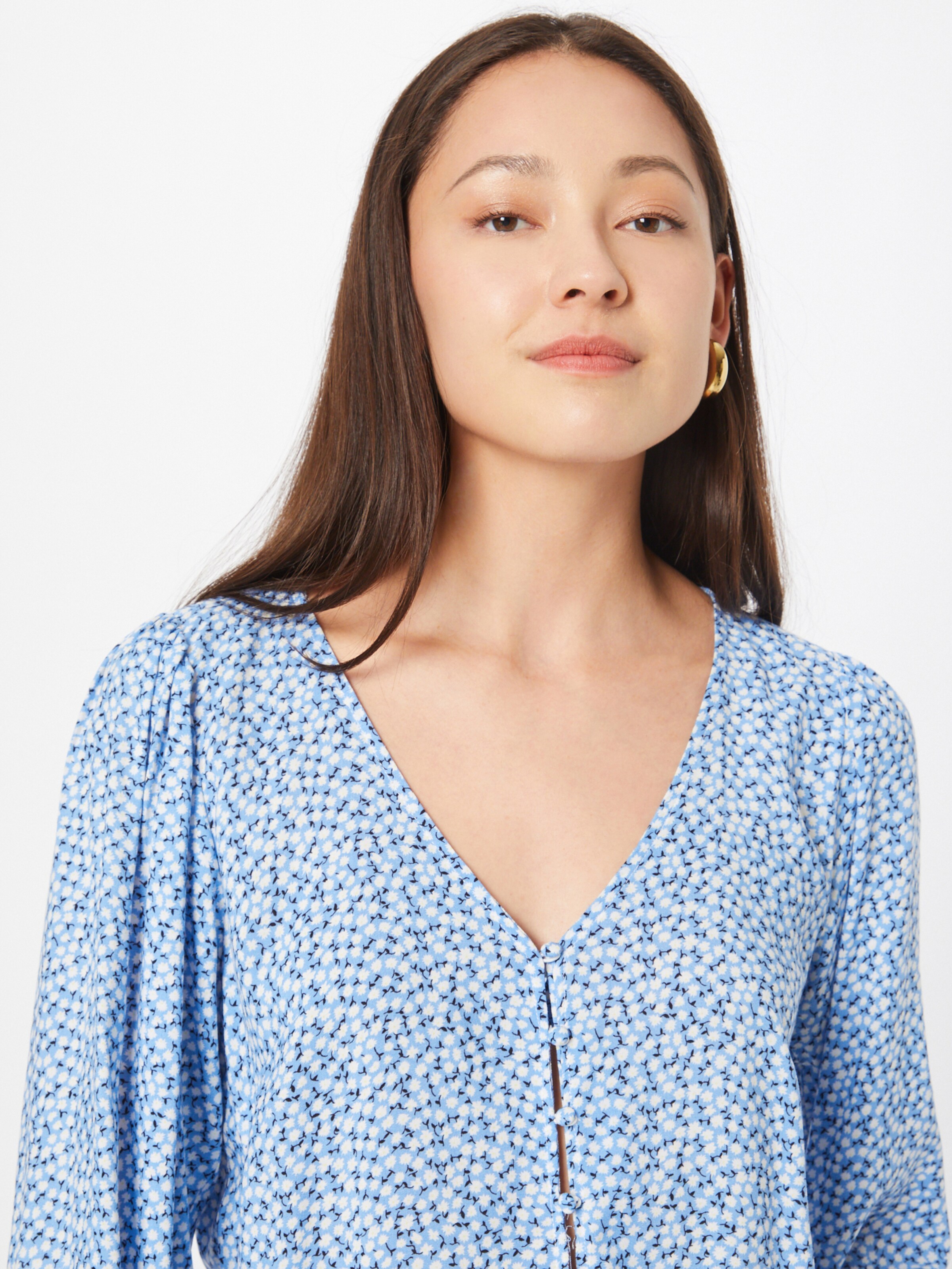 Frauen Große Größen Hailys Bluse in Navy, Hellblau - SJ95880 Frauen Große Größen Hailys Bluse in Navy, Hellblau - SJ95880