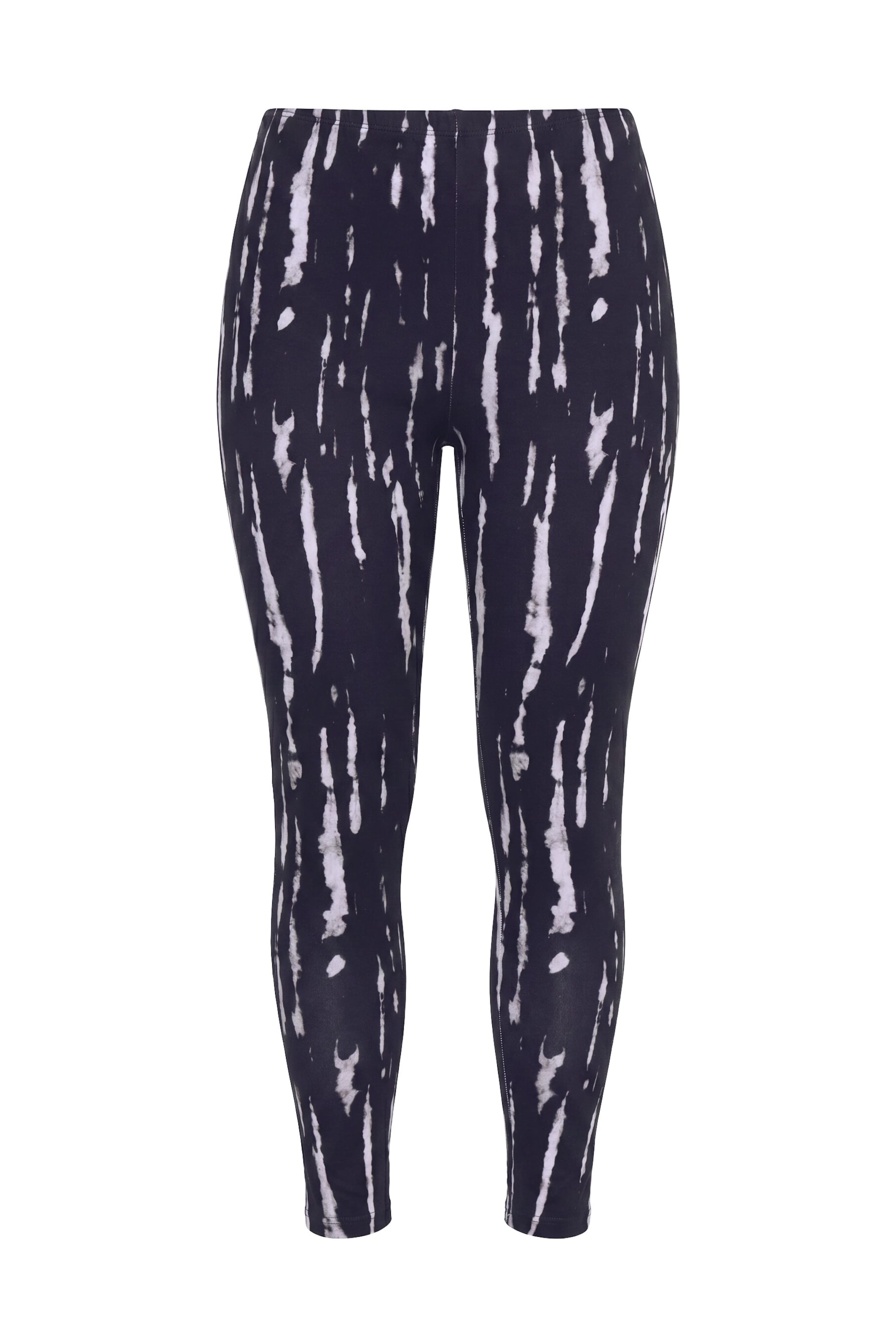 MIAMODA Skinny Leggings in Black: front