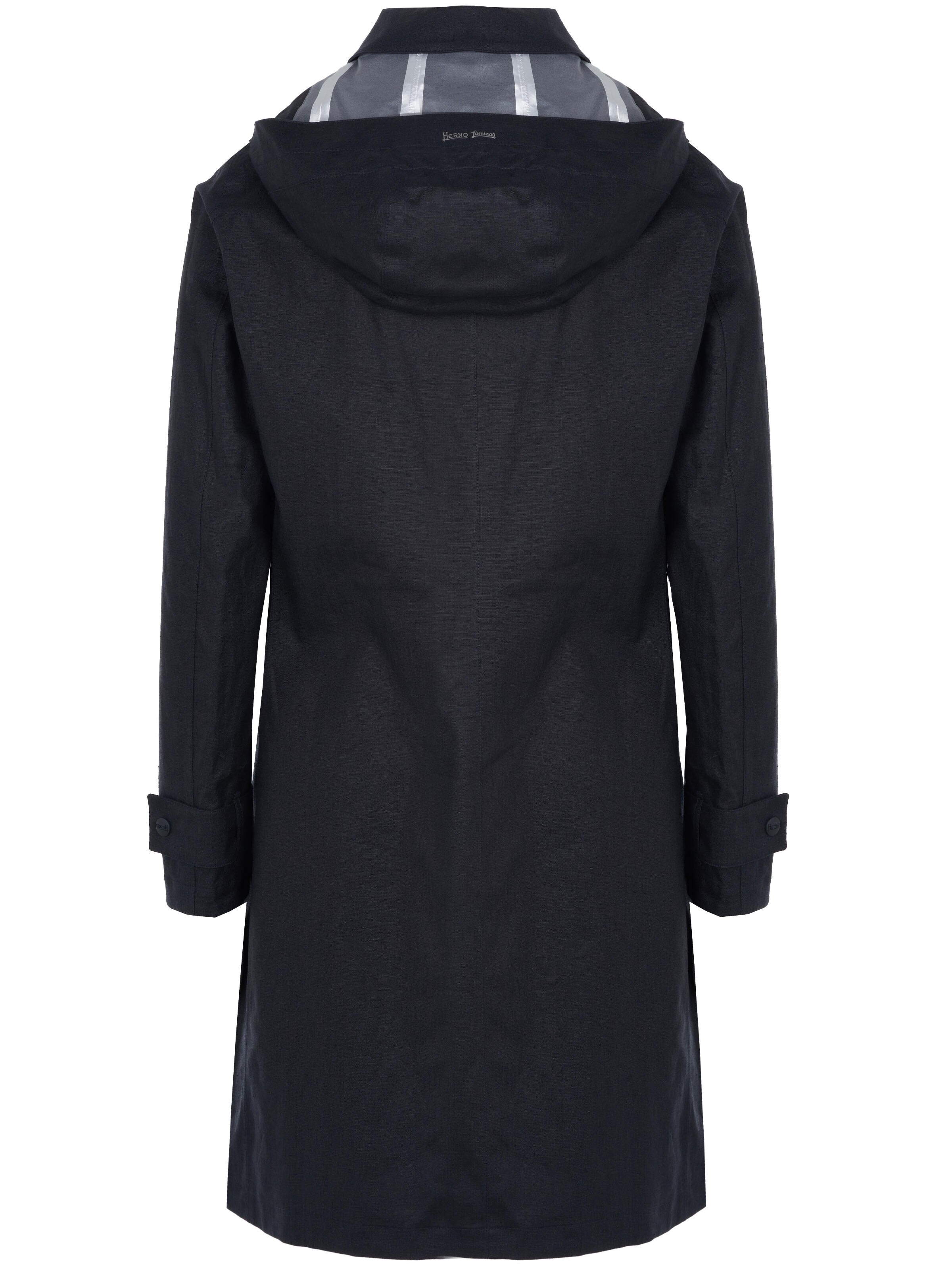 Herno Between-Seasons Coat 'Herno Mantel' in Black