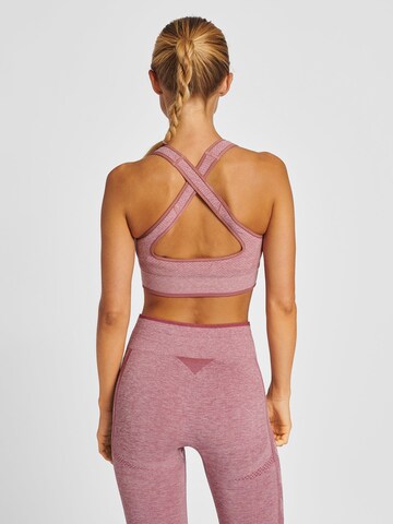 Bustier Soutien-gorge de sport Hummel en rose