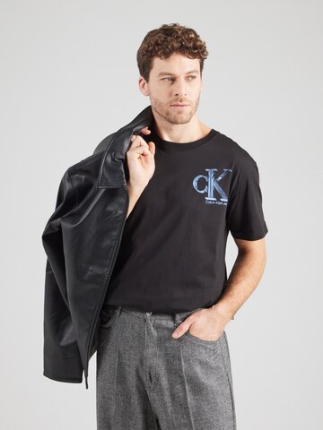regular Maglietta di Calvin Klein Jeans in nero: frontale