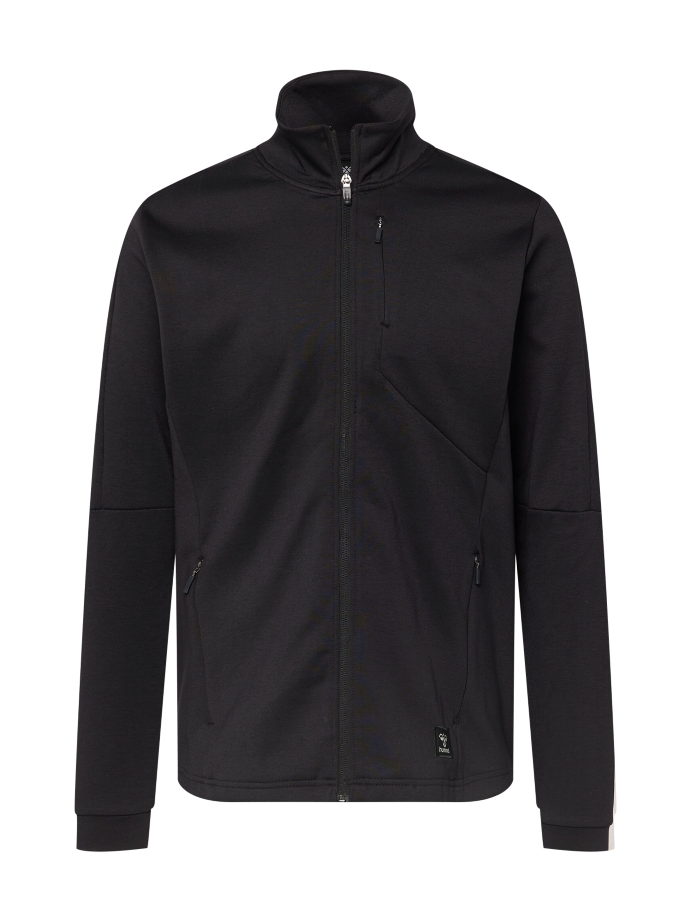 Hummel Αθλητική ζακέτα φούτερ σε μαύρο: μπροστά