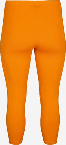Zizzi - Skinny Leggings em laranja