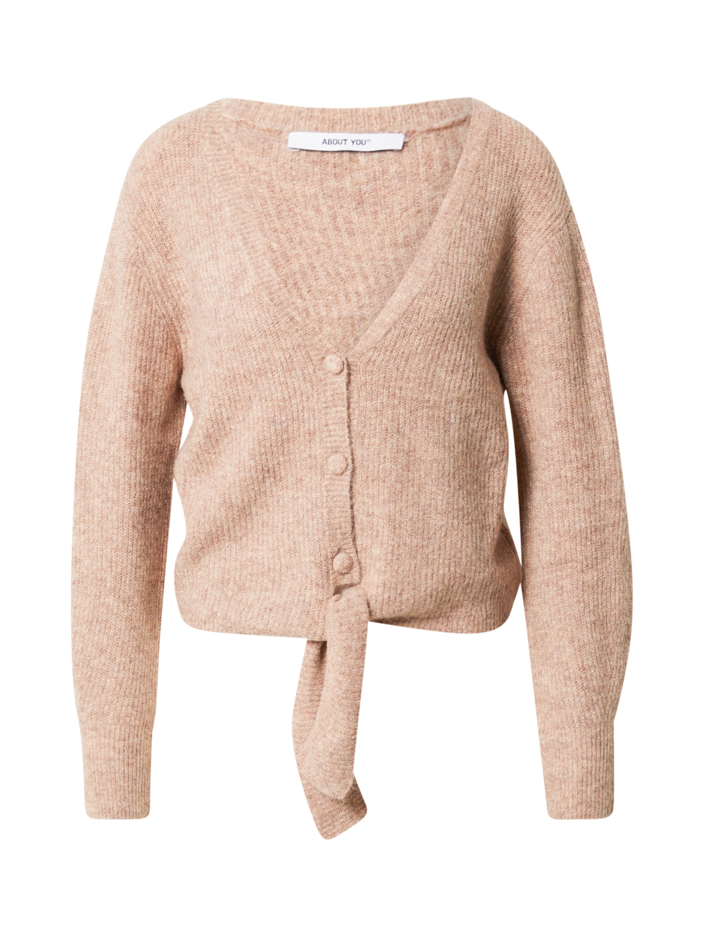 ABOUT YOU Knit Cardigan in Sand | ABOUT YOU