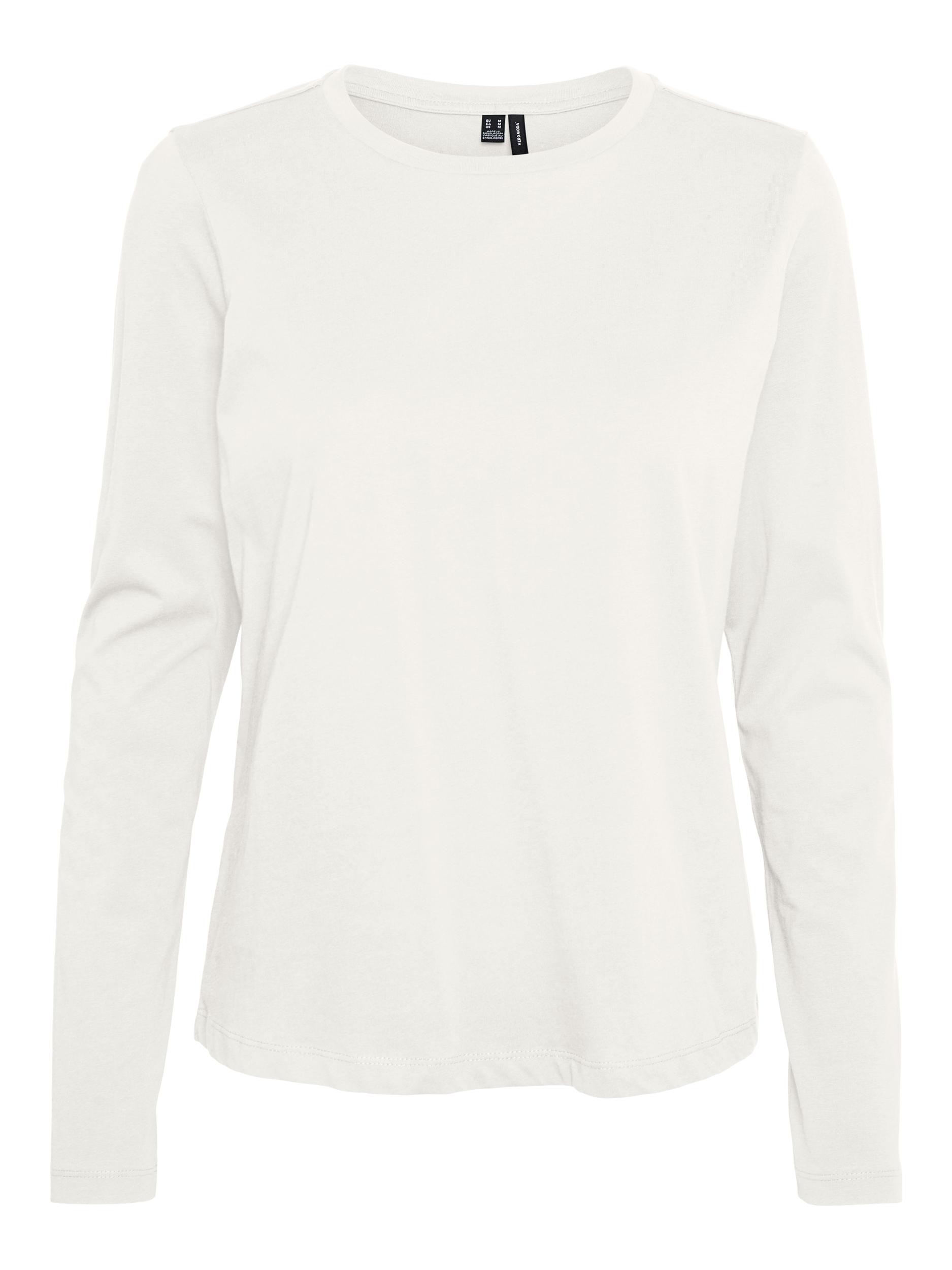 Koszulki & topy Odzież VERO MODA Koszulka Paula w kolorze Białym 