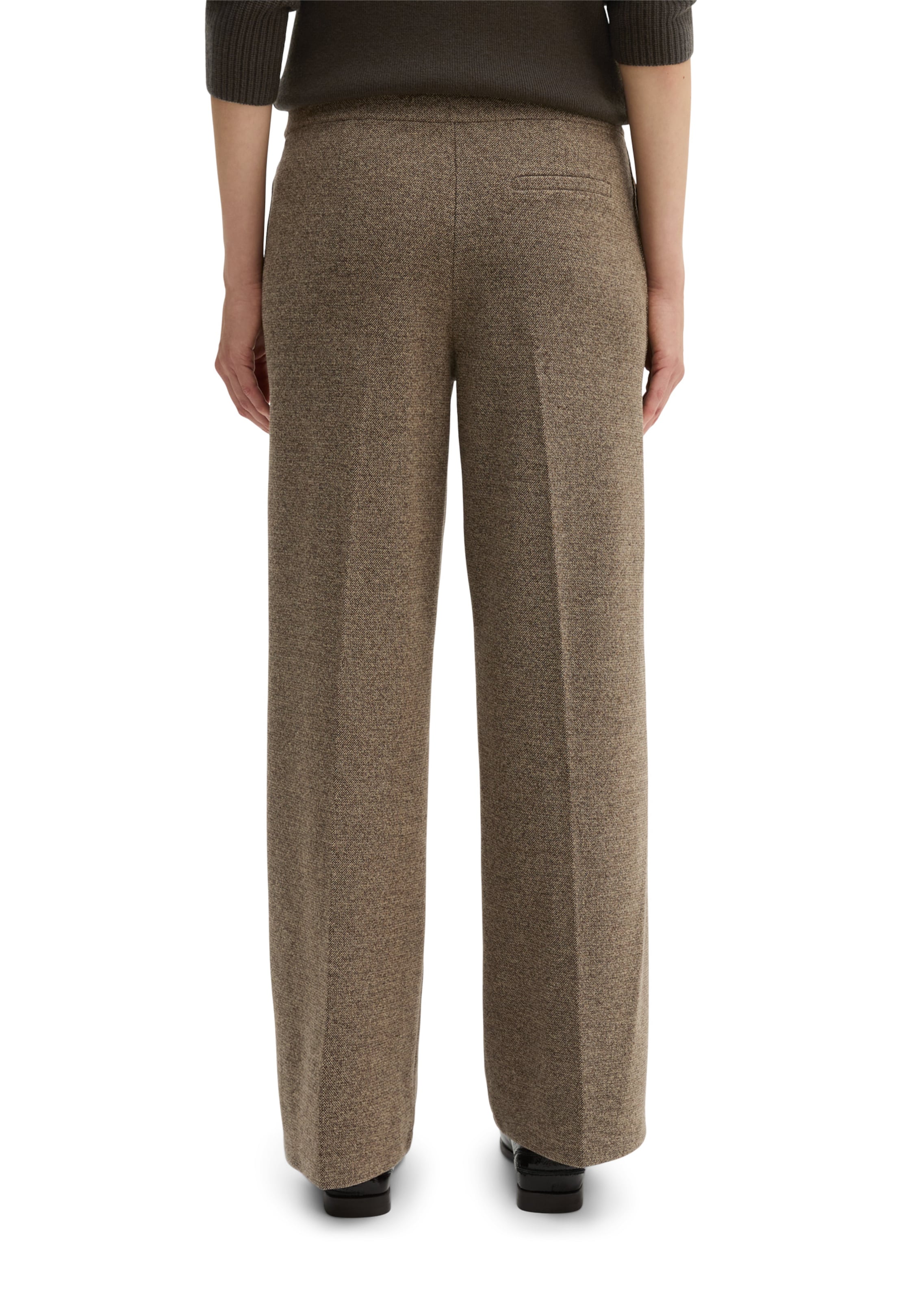 Marc O'Polo - Loosefit Pantalón de pinzas en marrón