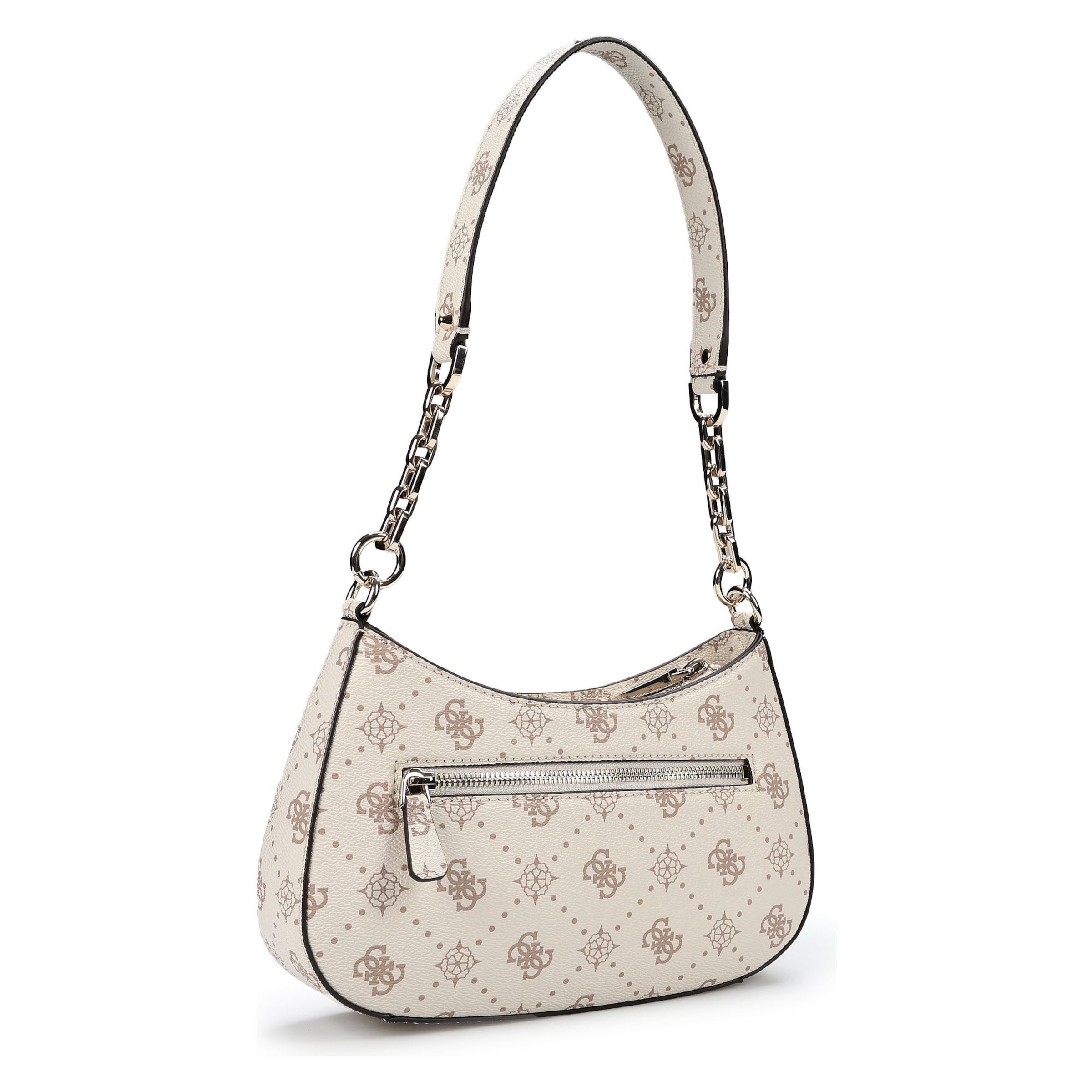 Borsa a spalla 'Carrie ' di GUESS in beige: frontale