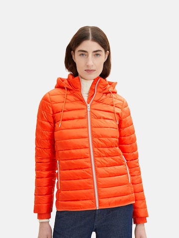 Veste mi-saison TOM TAILOR en orange : devant