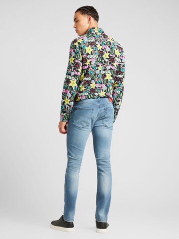 Coupe slim Jean '734' HUGO en bleu
