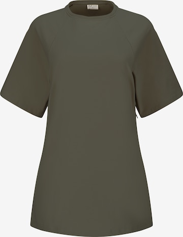 dayê rose Oversizeshirt 'Heather' in Grün: Vorderseite