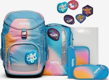 ergobag Backpack 'Set 6tlg.' in Blue: front