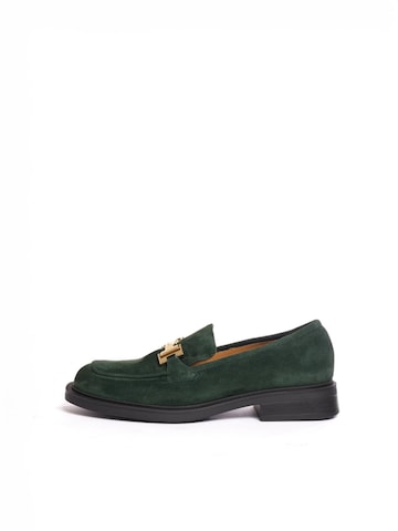 Flarelle Moccasins 'Oriana' in Green: front