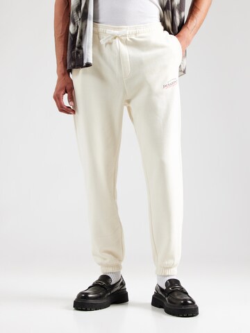 JACK & JONES Конический (Tapered) Штаны 'JPSTKANE BILLY' в Белый: спереди