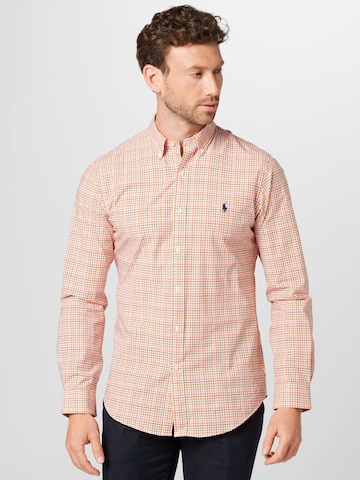 Polo Ralph Lauren Regular Fit Hemd in Orange: predná strana