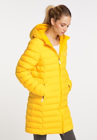 ICEBOUND Winter Coat in Yellow: front