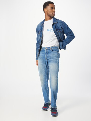SCOTCH & SODA Ozke Kavbojke 'The Drop regular tapered jeans — Blue Li' | modra barva
