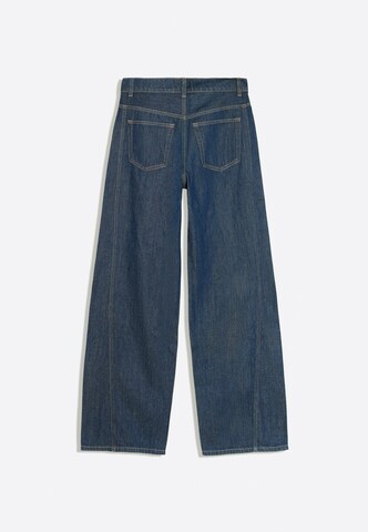 Bershka Barrel Jeansy w kolorze niebieski