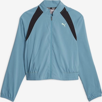 PUMA Trainingsjacke in Blau: Vorderseite