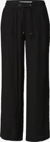 Street One Studio Loosefit Hose in Schwarz: Vorderseite