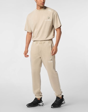 Plein Sport Tapered Broek in Beige