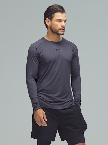 Sweat de sport 'XFUNCTION Longsleeve Tee' DRILLS Apparel en gris : devant