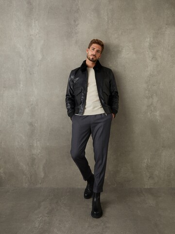 ABOUT YOU x Kevin Trapp Between-Season Jacket 'Arvid' in Black