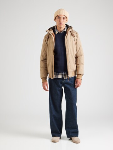 INDICODE JEANS Демисезонная куртка 'Jako' в Бежевый