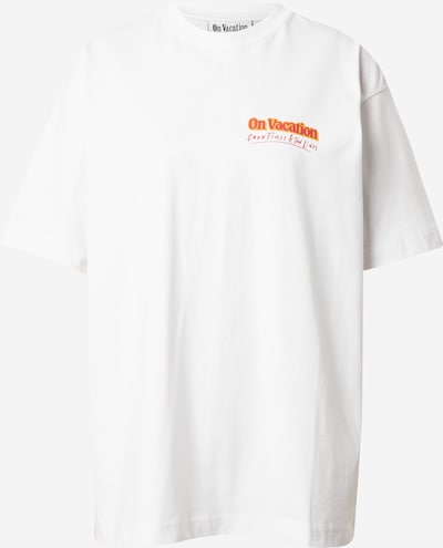 On Vacation Club T-Shirt 'Sunshine' in orange / rot / weiß, Produktansicht