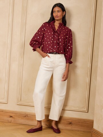 Camicia da donna di love & roses in rosso
