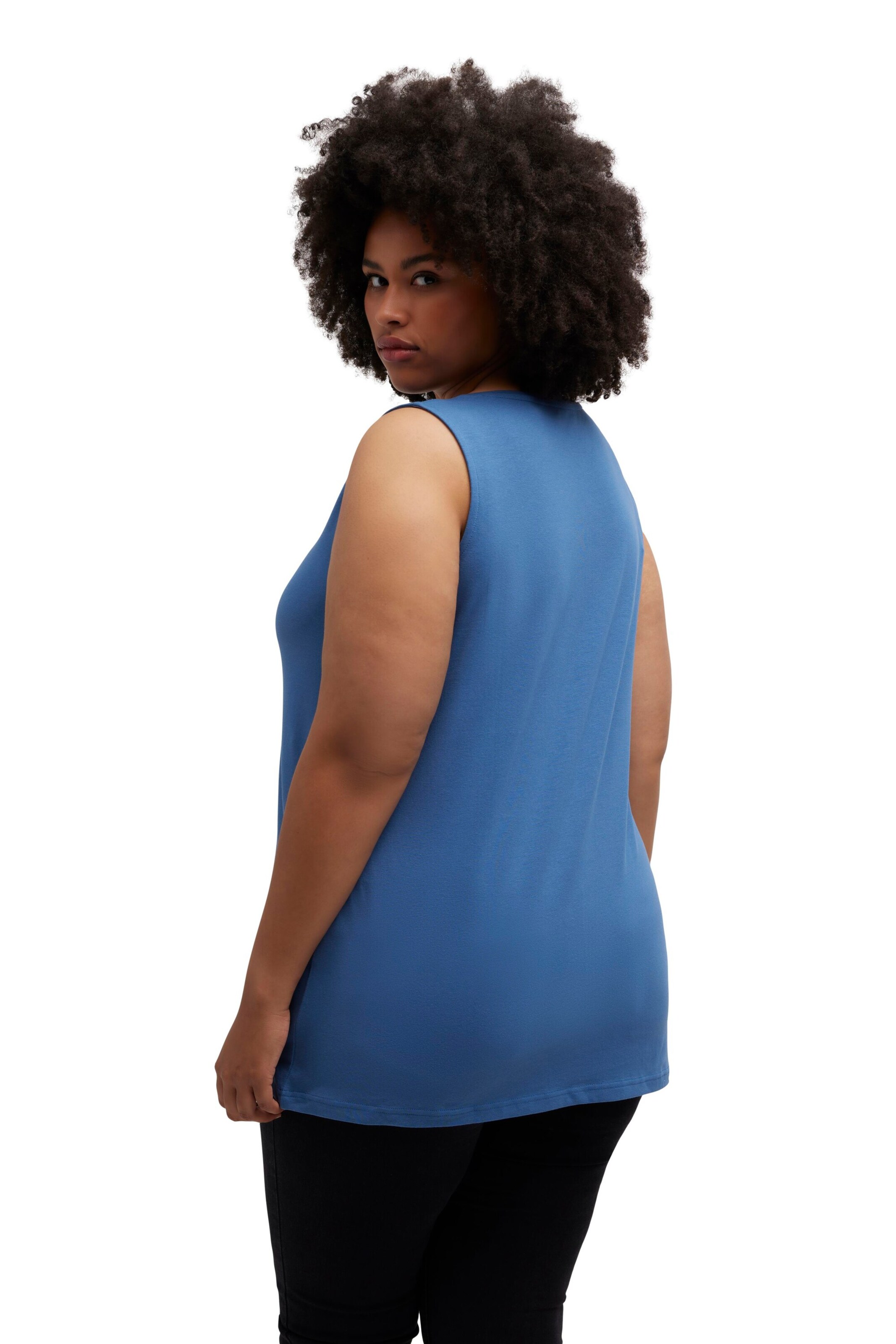 Ulla Popken Shirt in Blau