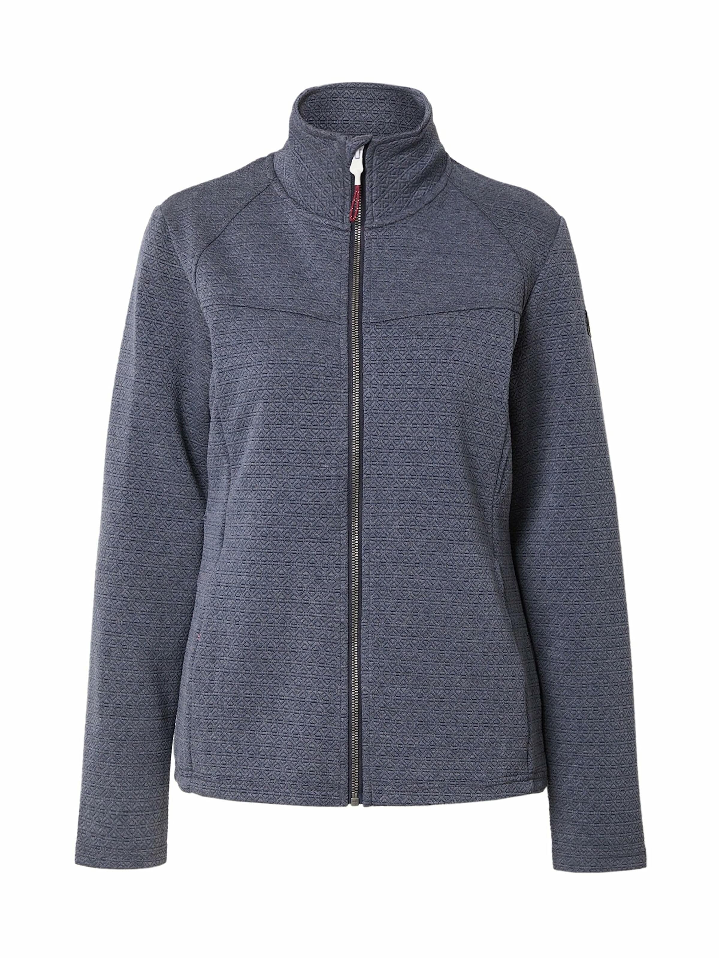 KILLTEC Fleece jacket in Blue: front