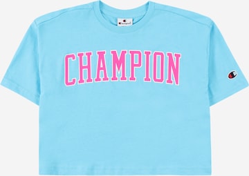 Tricou de la Champion Authentic Athletic Apparel pe albastru: față