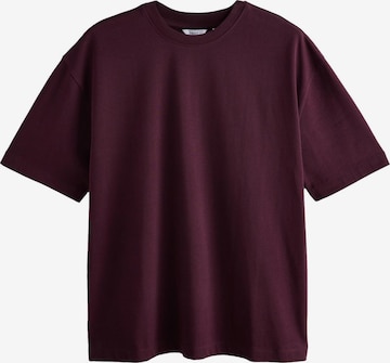 T-Shirt Next en violet : devant