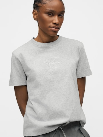 pilka Calvin Klein Jeans Marškinėliai 'CLASSIC SEASONAL'