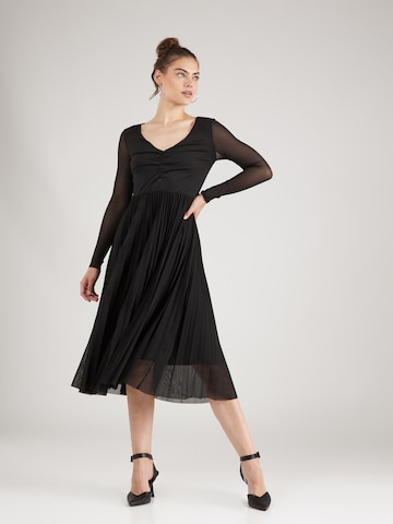 Rochie de cocktail 'Erlissi' de la BOSS Black pe negru: față