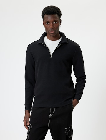 Koton Sweatshirt in Zwart: voorkant