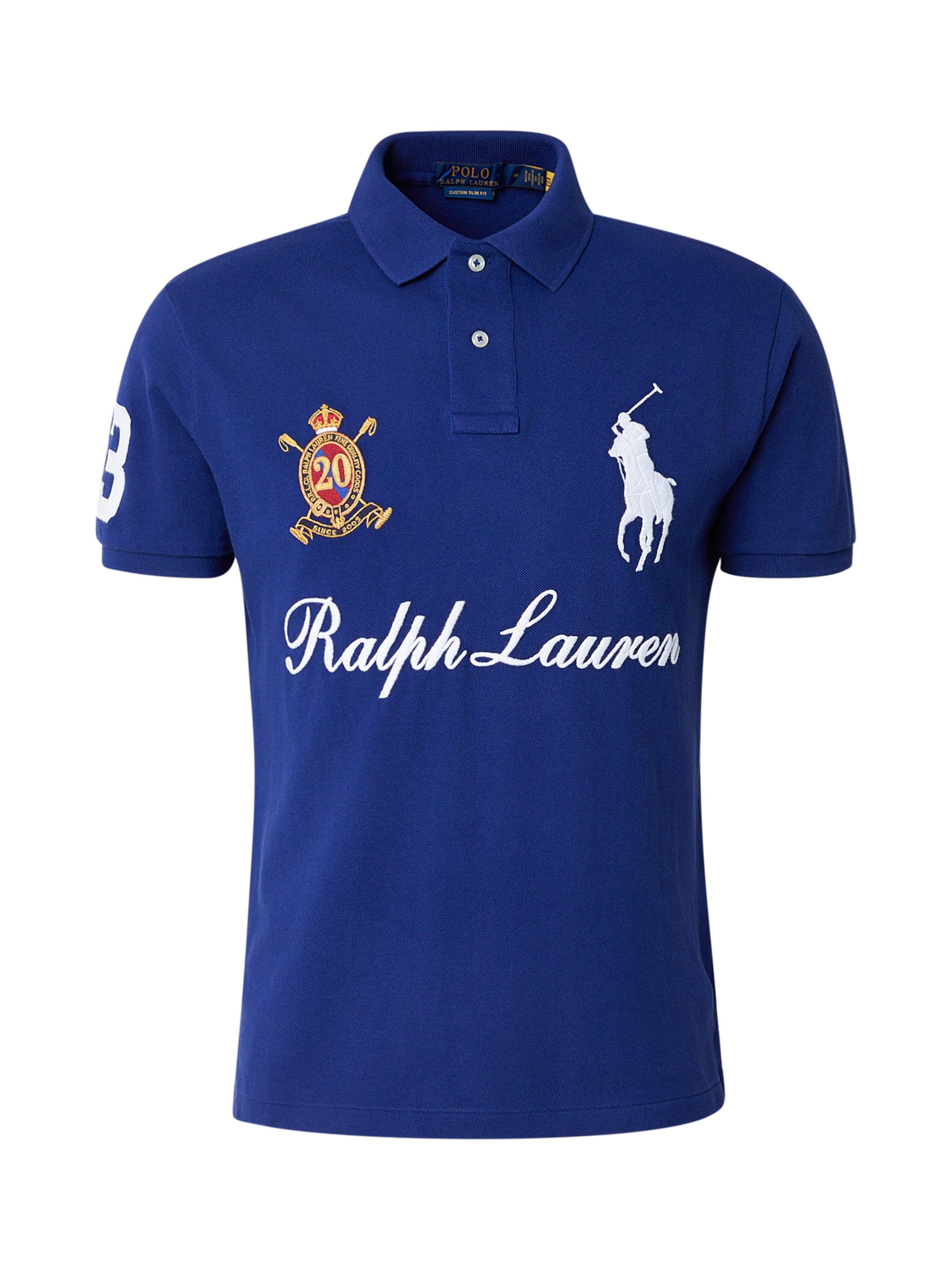 T-Shirt Polo Ralph Lauren en bleu : devant