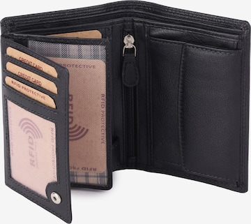 Benthill Wallet in Black: front