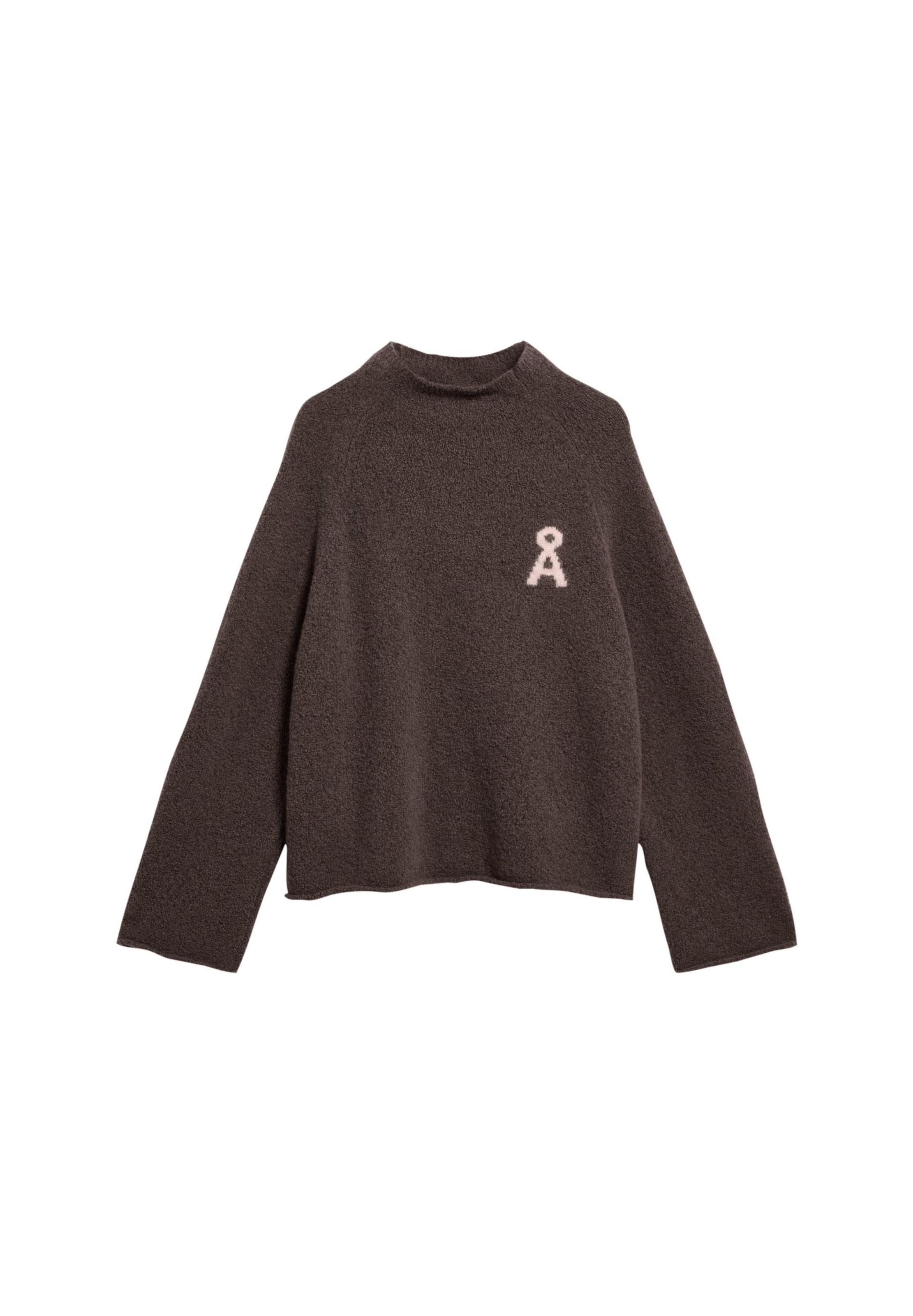ARMEDANGELS Pullover 'Iconic Å Monaala' in Braun: Vorderseite