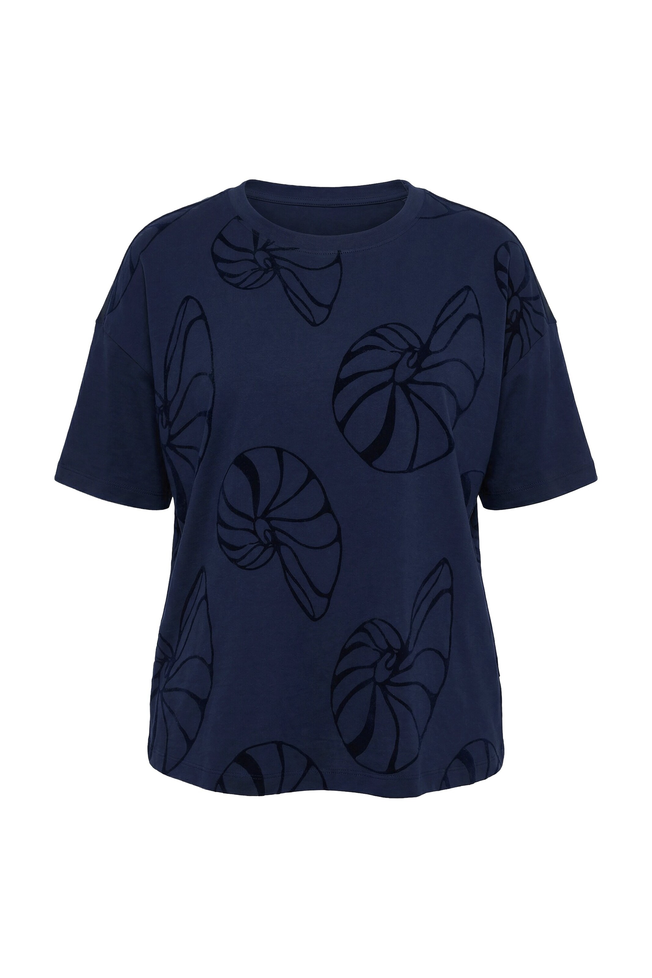 Ulla Popken Shirt in Blauw: voorkant