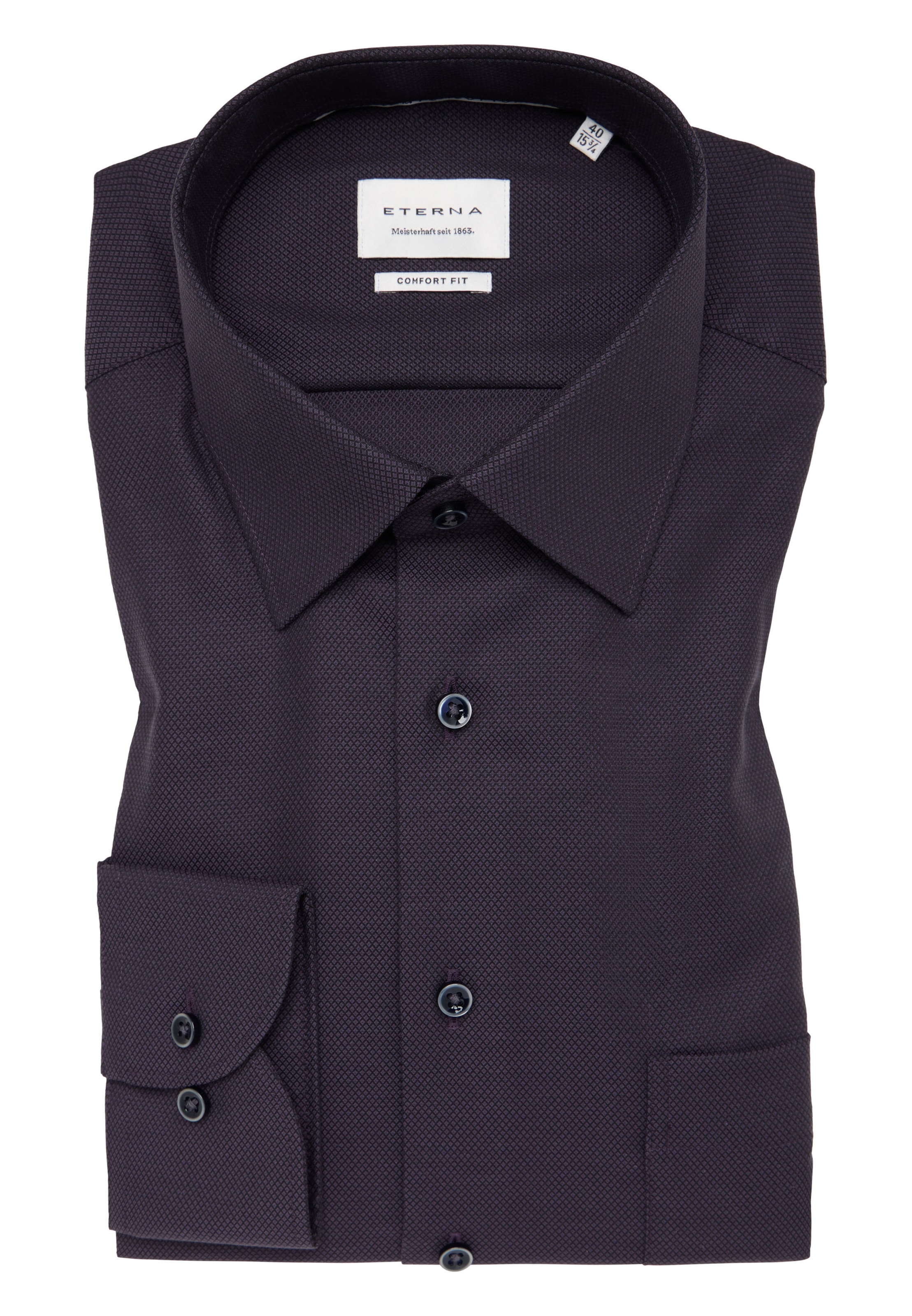 ETERNA Comfort fit Business Shirt in Purple