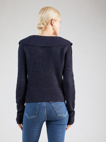 JDY Knit Cardigan 'DREA' in Blue