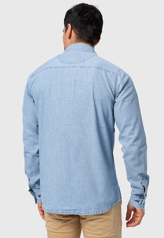 Coupe regular Chemise INDICODE JEANS en bleu