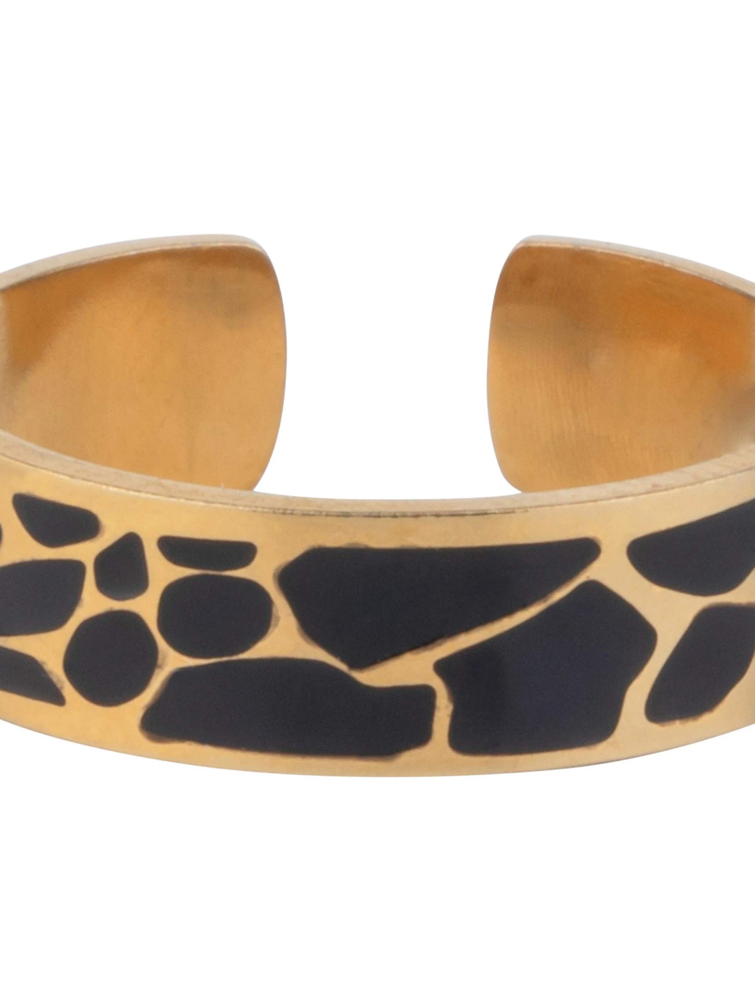Chic by Lirette Ring 'Ring Craquelé' in Black