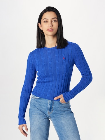 Polo Ralph Lauren Pulover 'JULIANNA' | modra barva: sprednja stran