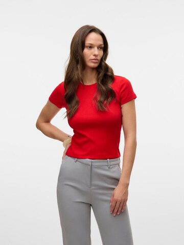 T-shirt 'VMChloe' VERO MODA en rouge : devant