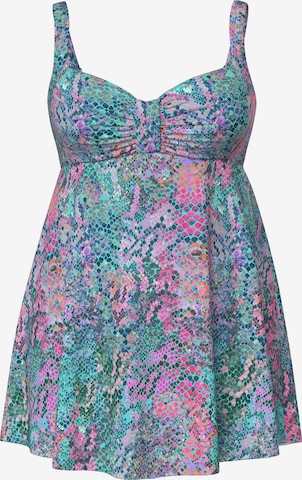 Ulla Popken Badpakjurk in Groen: voorkant