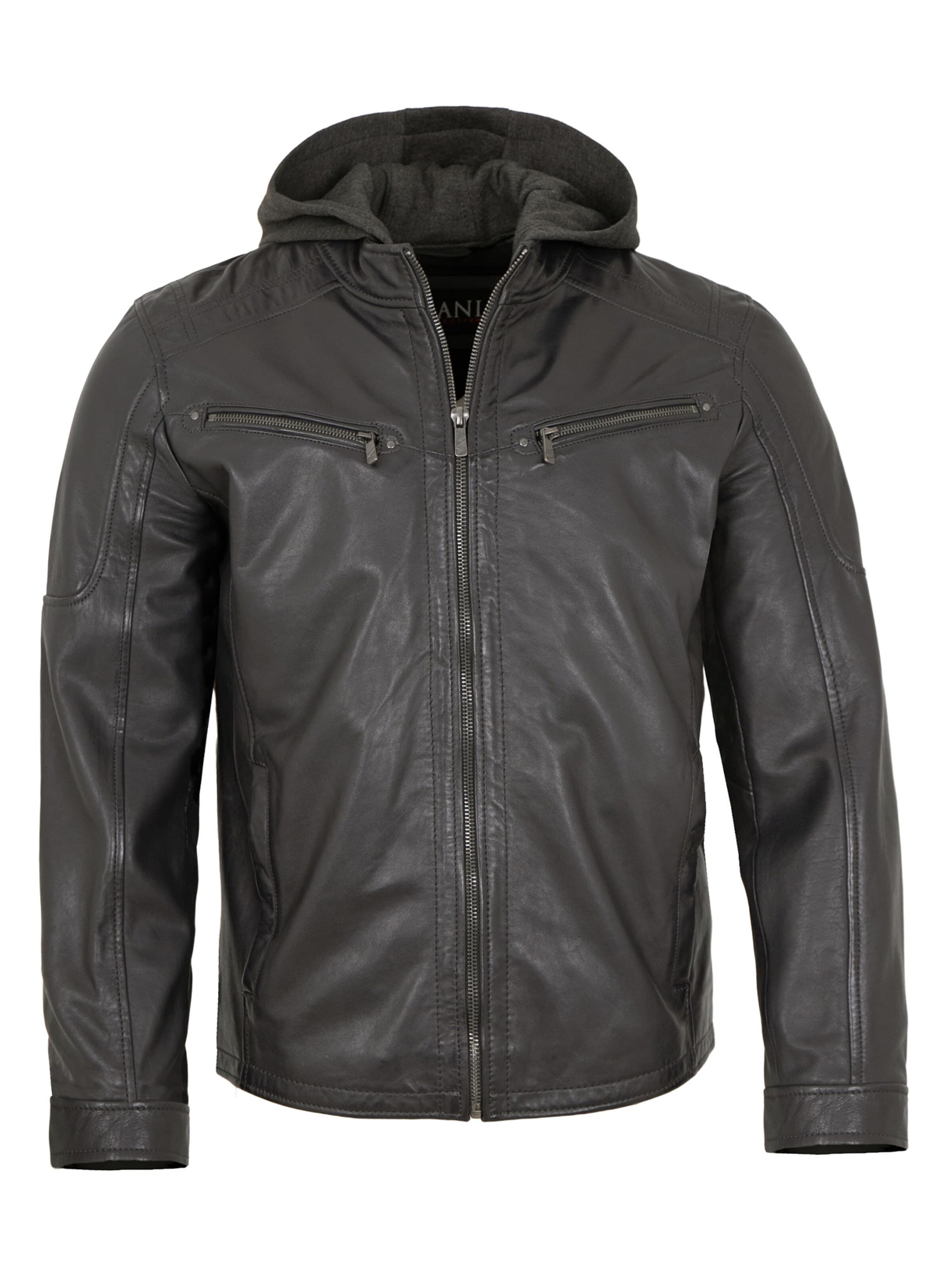 Jilani Between-Season Jacket 'Joan' in Grey: front