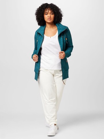 Ragwear Plus Sweatvest 'RYLIE MARINA' in Groen